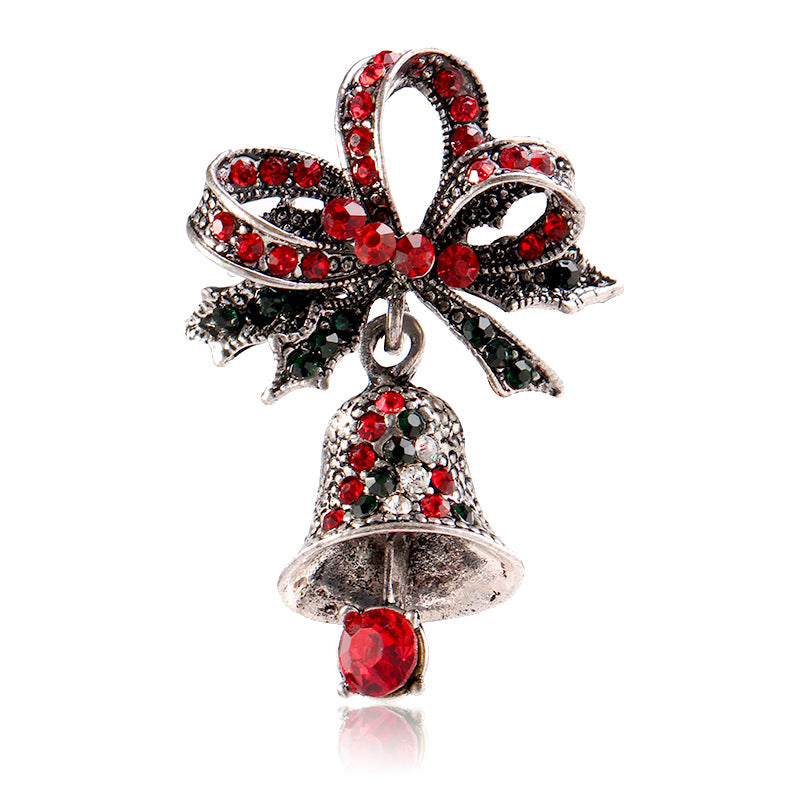 Creative holiday brooch bell brooch