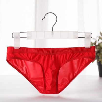 Men's Ice Silk Seamless Underwear Bulge Bag Ultra-thin Men