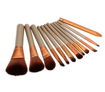 12 ensembles de pinceaux de maquillage boîte en fer outils de maquillage outils de maquillage