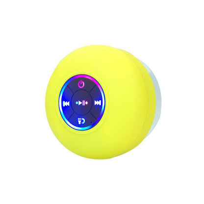 Stor sugkopp Vattentät Bluetooth-högtalare LED-ljusutsändande