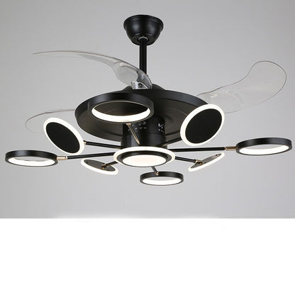 Nordic Ceiling Fans With LED Light Remote Control