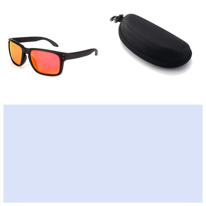 Men's Polarized Sports Sunglasses - UV400 Protection Plastic Frame