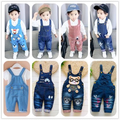 Children's Pants, Baby Children's Overalls, Jeans, Children's Clothing