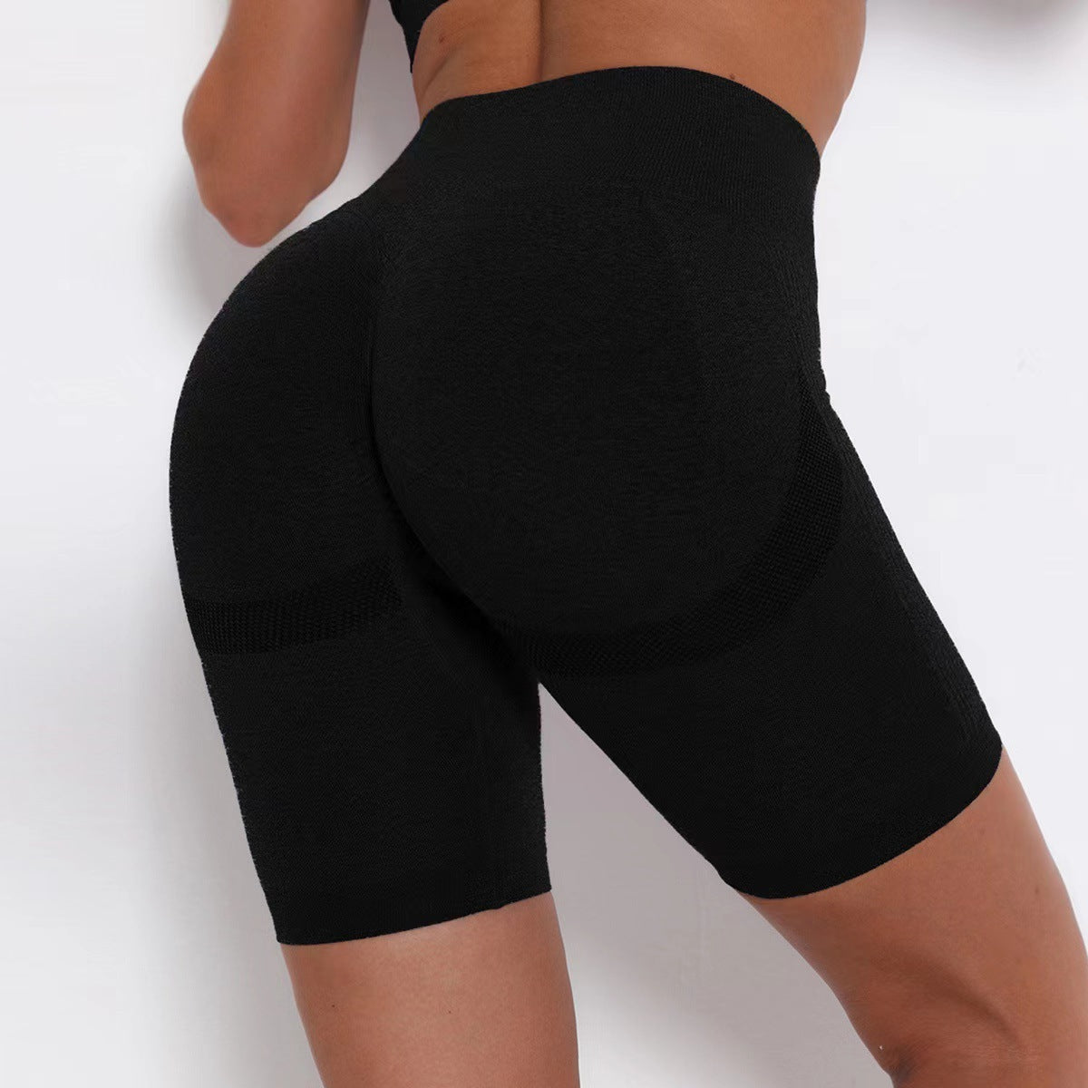 Mjuk träning Yoga Athletic Shorts Sommar High Waist Fitness Legging Shorts