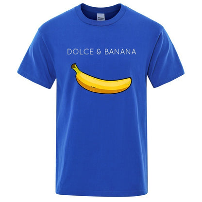 Dolce Banana Fashion Print Men T-shirts