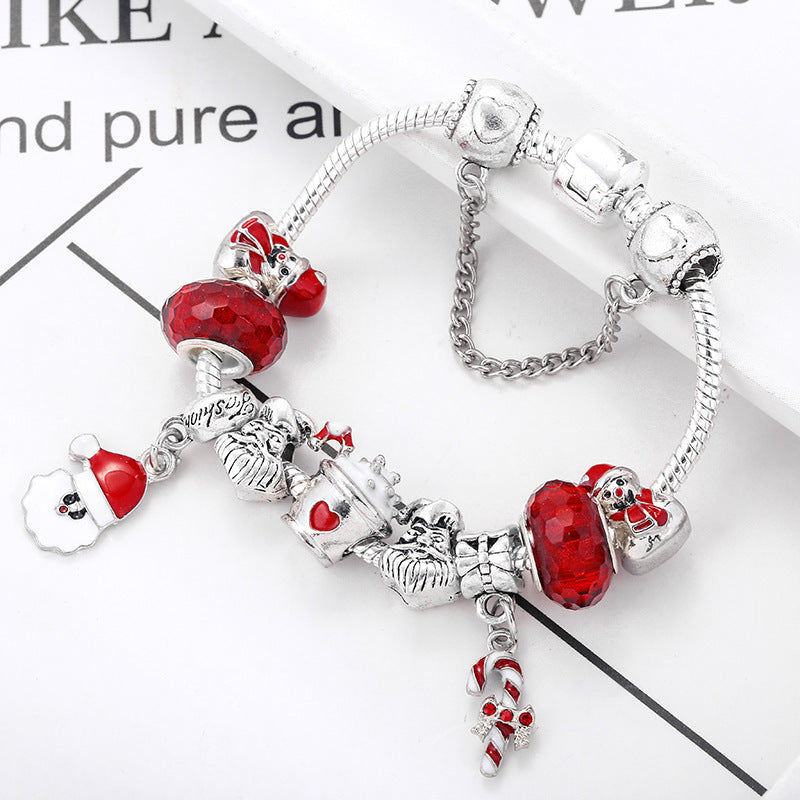Bracelet DIY Santa Claus Truncheon Pendant Bracelet