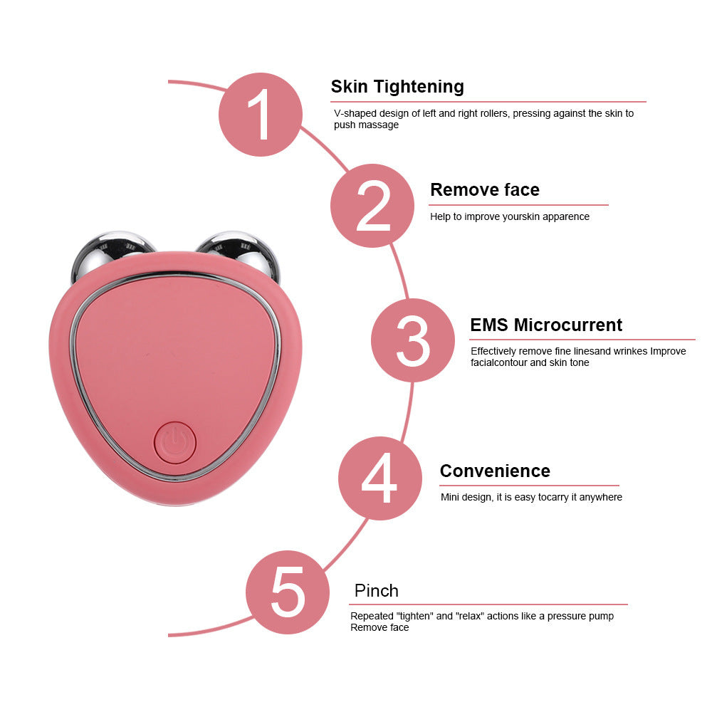 Micro-Current Beauty Instrument - Ultrasonic Ion Facial Device