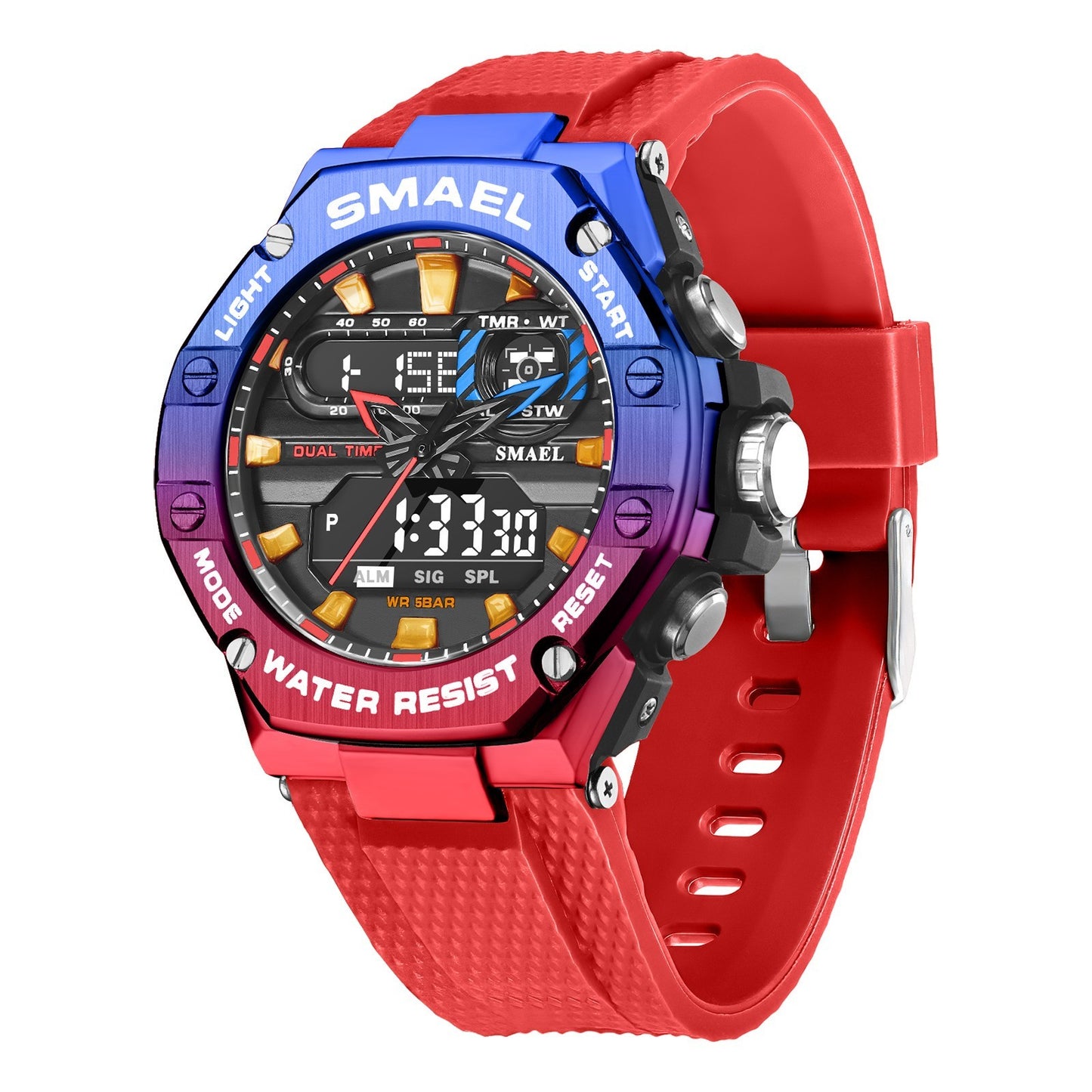 Digital Alloy Electronic Watch Men