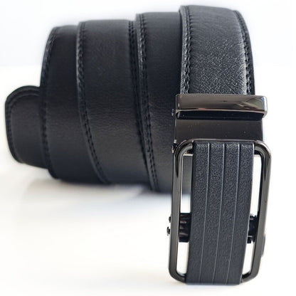 Ceinture à cliquet pour hommes ceinture en cuir pour hommes avec boucle coulissante ceintures à cliquet pour hommes USA