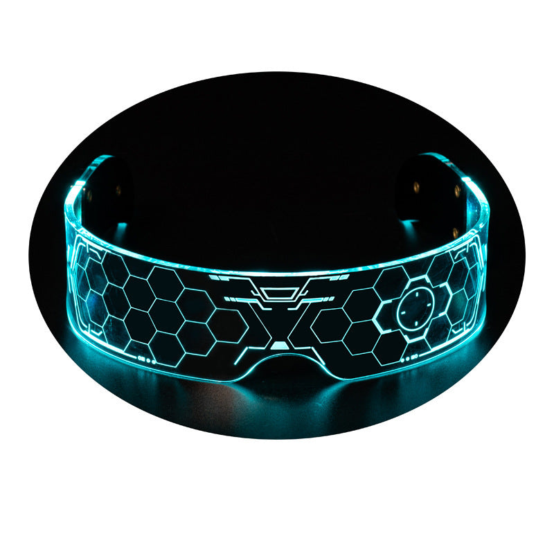 LED Colorful Luminous Technology Glasses