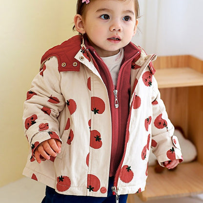 Doublure polaire pour enfants, manteau d'automne et d'hiver