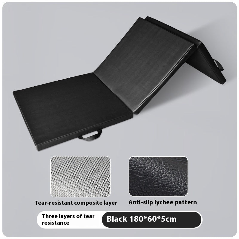 Three-Fold Gymnastic Mat for Men and Women - Training and Exercise
