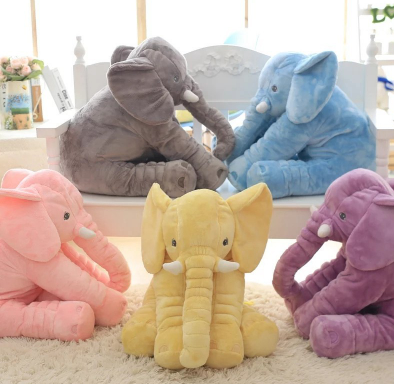 Elephant Doll Kudde Baby Comfort Sleep With