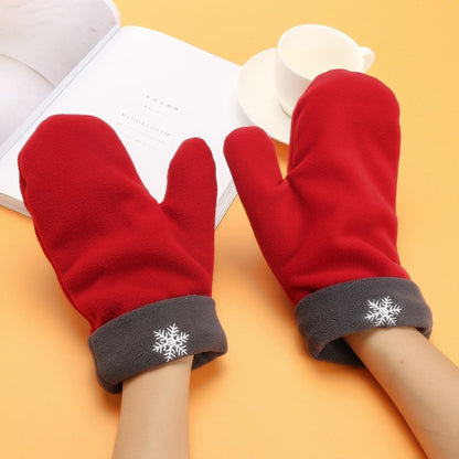 Couple Lovers Gloves Polar Fleece Sweethearts Thicken Winter Warm Foder Handske Julklapp Lovers Vantar