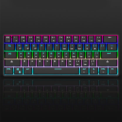 Trådlöst Bluetooth-tangentbord Färgglada PBT-tangentbord Mekaniskt tangentbord