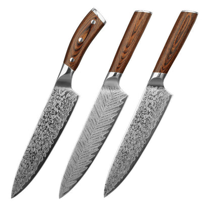 Damascus Kitchen Knife - Professional Stainless Steel Knife for Chefs