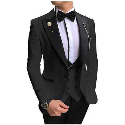 Men's Slim Three-piece Performance Set