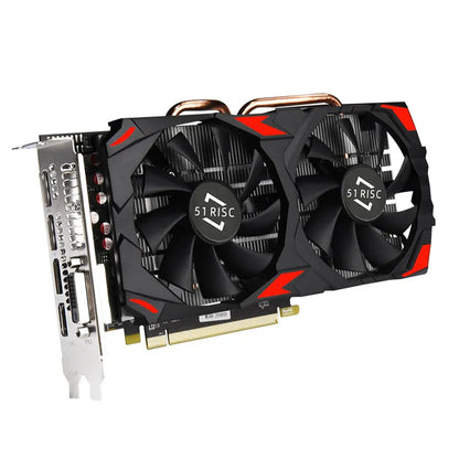 51RISC grafikkort AMD RX 580 8G 256Bit 2048SP GDDR5 grafikkort för RX580-serien kort RX580 DisplayPort video