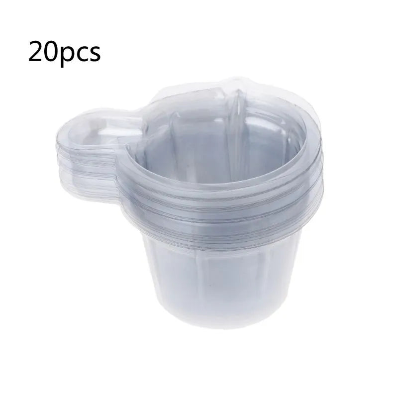 Distributeur de gobelets jetables en plastique de 40ML, 20 à 100 pièces, Kit de moules en résine de Silicone pour bricolage, résine époxy, outils de fabrication de bijoux, accessoires