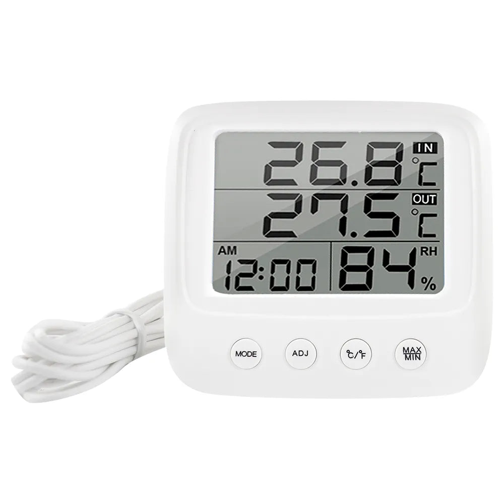 Capteur de température d'intérieur LCD numérique, pratique, humidité, thermomètre, hygromètre, jauge