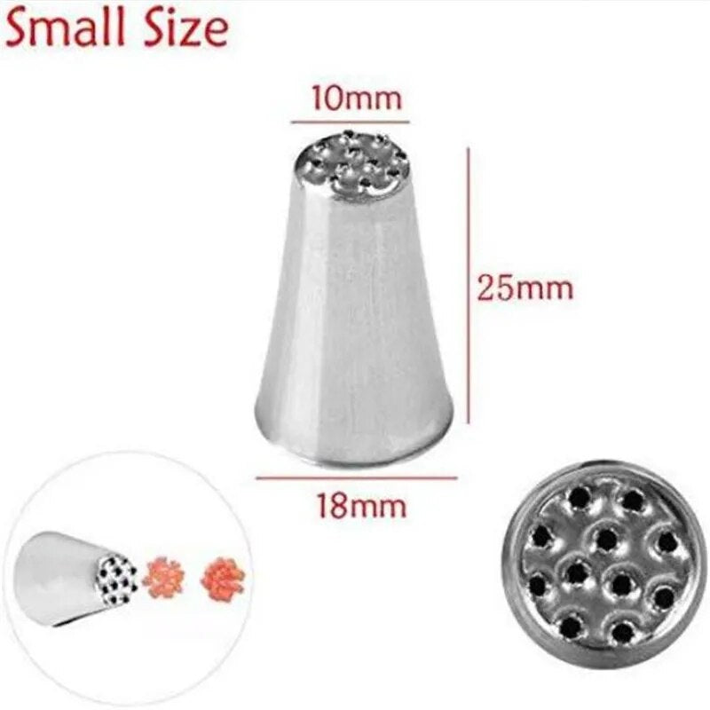 3Pc Stainless steel cream decoration mouth Small grass shape cream nozzle Baking tools Grass Cream Icing Nozzles Pastry Decorate