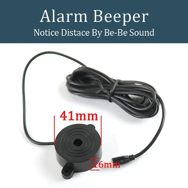 4 Sensors Buzzer 22mm Car Parking Sensor Kit Reverse Backup Radar Sound Alert Indicator Probe System 12V