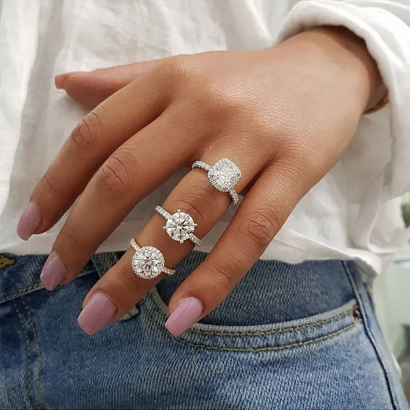 Bague pour femmes offre spéciale zircon cubique cadeau bijoux de mode