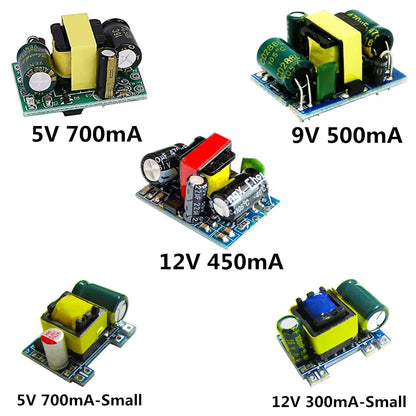 AC-DC 5V 700mA 12V 450mA 9V 500mA 3,5W Precision Buck Converter AC 220V till 5V DC step down Transformator strömförsörjningsmodul