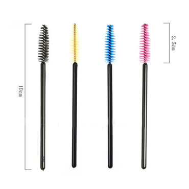 Extension de cils jetables, brosse à sourcils, baguette applicatrice de Mascara, bobines, ensemble de pinceaux cosmétiques, outils de maquillage, 5/50 pièces