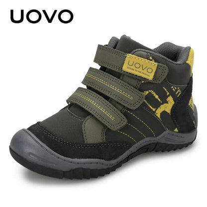 Arrival Mid-Calf Hiking Fashion Kids Sport Shoes Brand Outdoor Children Casual Sneakers For Boys Size #26-36