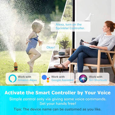 WIFI Smart Garden Irrigation Controller Smart Irrigation Water Solenoid Valve Watering System Garden Irrigation Watering Timer