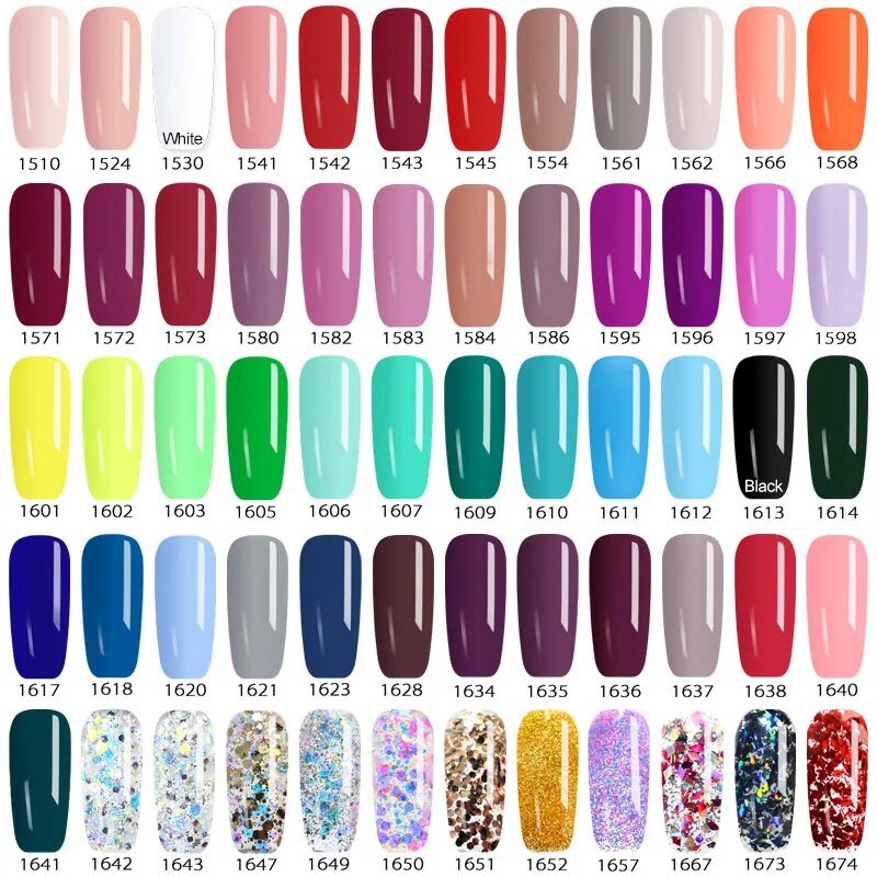 Venalisa Painting Gel 60 colors 5ml Professional Nail Paint Color Gel Polish For Nail Art UV Gel Lacquer Gel Varnish