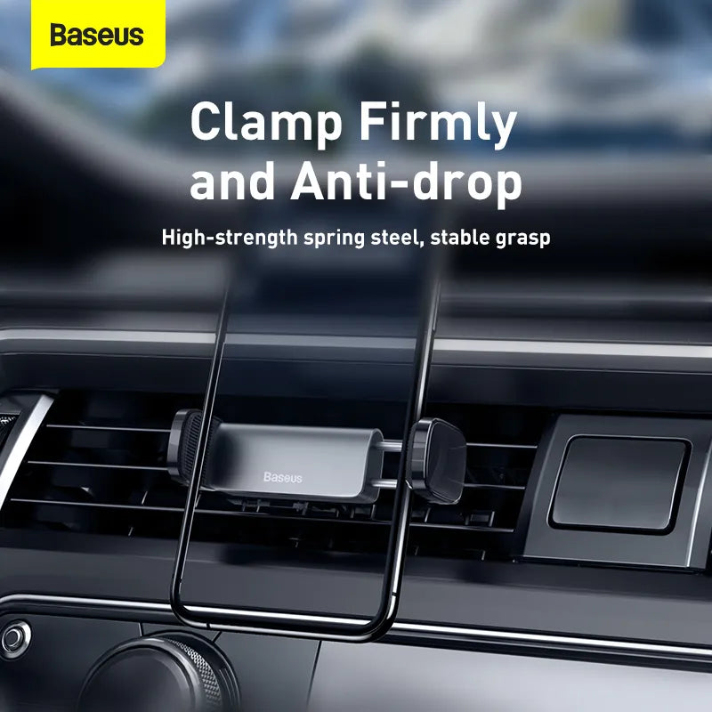 Baseus Car Phone Holder For iPhone 14 13 Pro Samsung S22 Xiaomi Huawei Auto Air Vent Mount Holder Smartphone GPS Support Stand