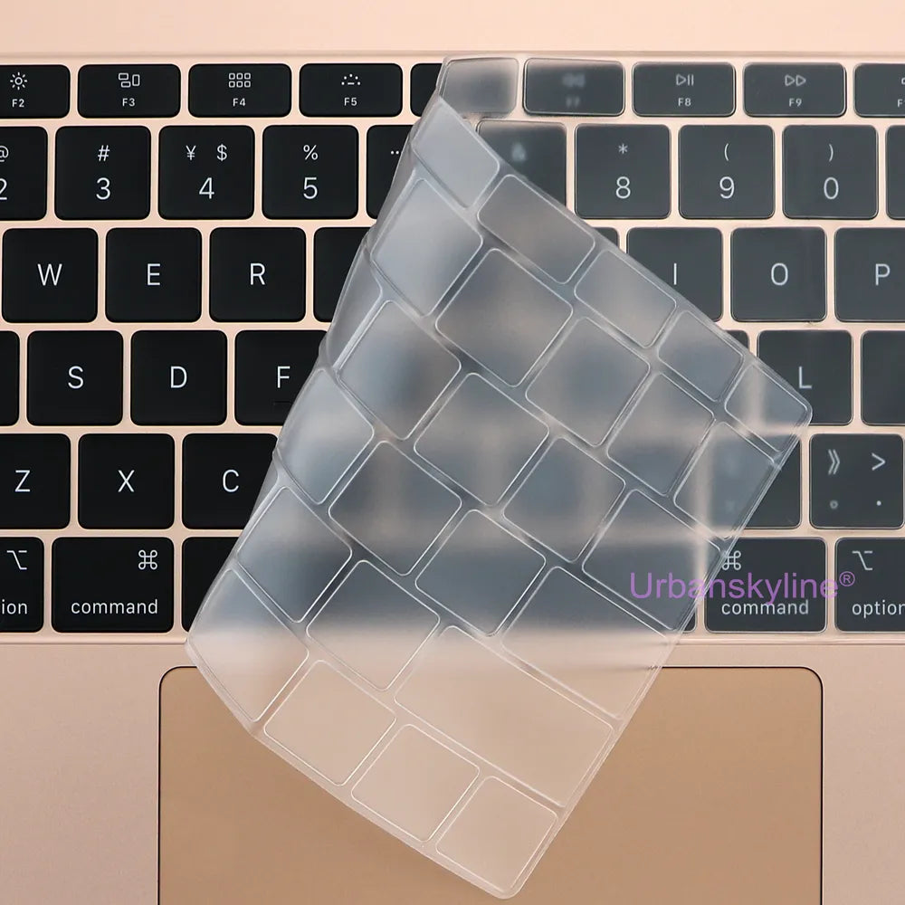 Housse de clavier pour Macbook Air 13 15 M2 Pro 13 M1 14 Max 16 Bar ID Retina 11, coque de protection en Silicone 2337 A2779 A2681 A2941