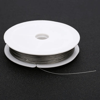 1 Roll/lots 0.3/0.45/0.5/0.6mm Resistant Strong Line Stainless Steel Wire Tiger Tail Beading Wire For Jewelry Making Finding