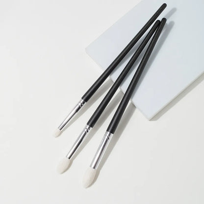 Shinedo 3 Pcs Goat Hair Tapered Crease Blending Brush Eyeshadow Make Up Cosmetic Kit Maquiagem Smudge Eye Makeup Brushes