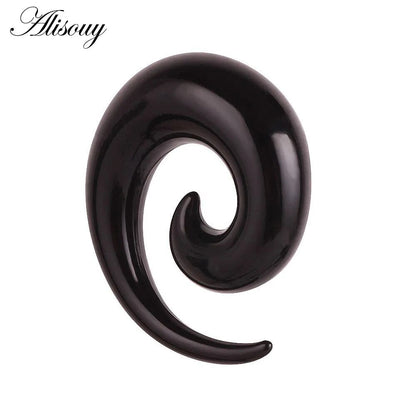 Acrylique spirale conique chair Tunnel oreille civière expanseur étirement bouchon escargot