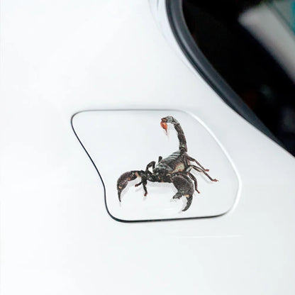 Autocollant de voiture 3D araignée, lézard, Scorpion, motif animal 3D, miroir de fenêtre de véhicule, autocollant de pare-chocs, décor résistant à l'eau, haute adhérence