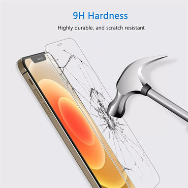 4Pcs Protective Glass For iPhone 15 14 13 12 11 Pro Max XS XR 7 8 Plus Screen Protector For iPhone 14 15 Pro Max Tempered Glass