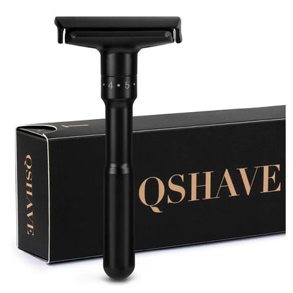 Luxurious Black Adjustable Safety Razor  Stand Safety Razor Men Shaving 5  Blades