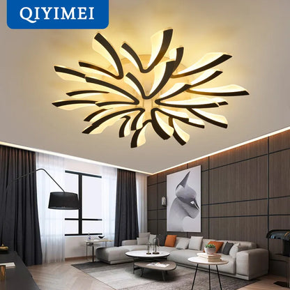 Acrylic Modern Led Ceiling Lights For Living Room Bedroom Dining Home Indoor Lamp Lighting Fixtures AC85-260V Luminaria Lampada