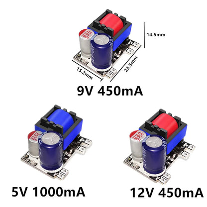 AC-DC 5V 700mA 12V 450mA 9V 500mA 3,5W Precision Buck Converter AC 220V till 5V DC step down Transformator strömförsörjningsmodul