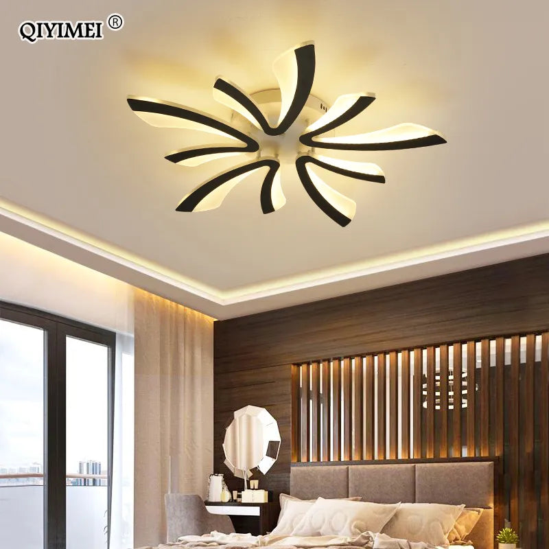 Acrylic Modern Led Ceiling Lights For Living Room Bedroom Dining Home Indoor Lamp Lighting Fixtures AC85-260V Luminaria Lampada