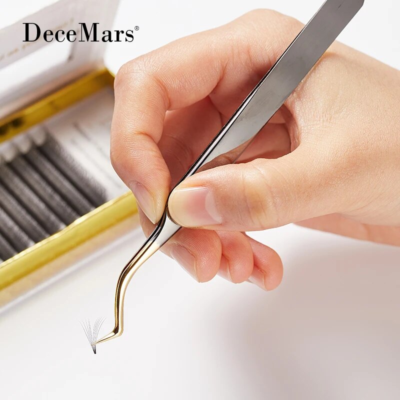 DeceMars Eyelash Extensions Tweezers For Lash Artists