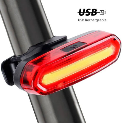 Feu arrière de vélo étanche, 120 lumens, Rechargeable par USB, pour vtt, Ciclismo Luz Trasera Bicicleta, accessoires de vélo