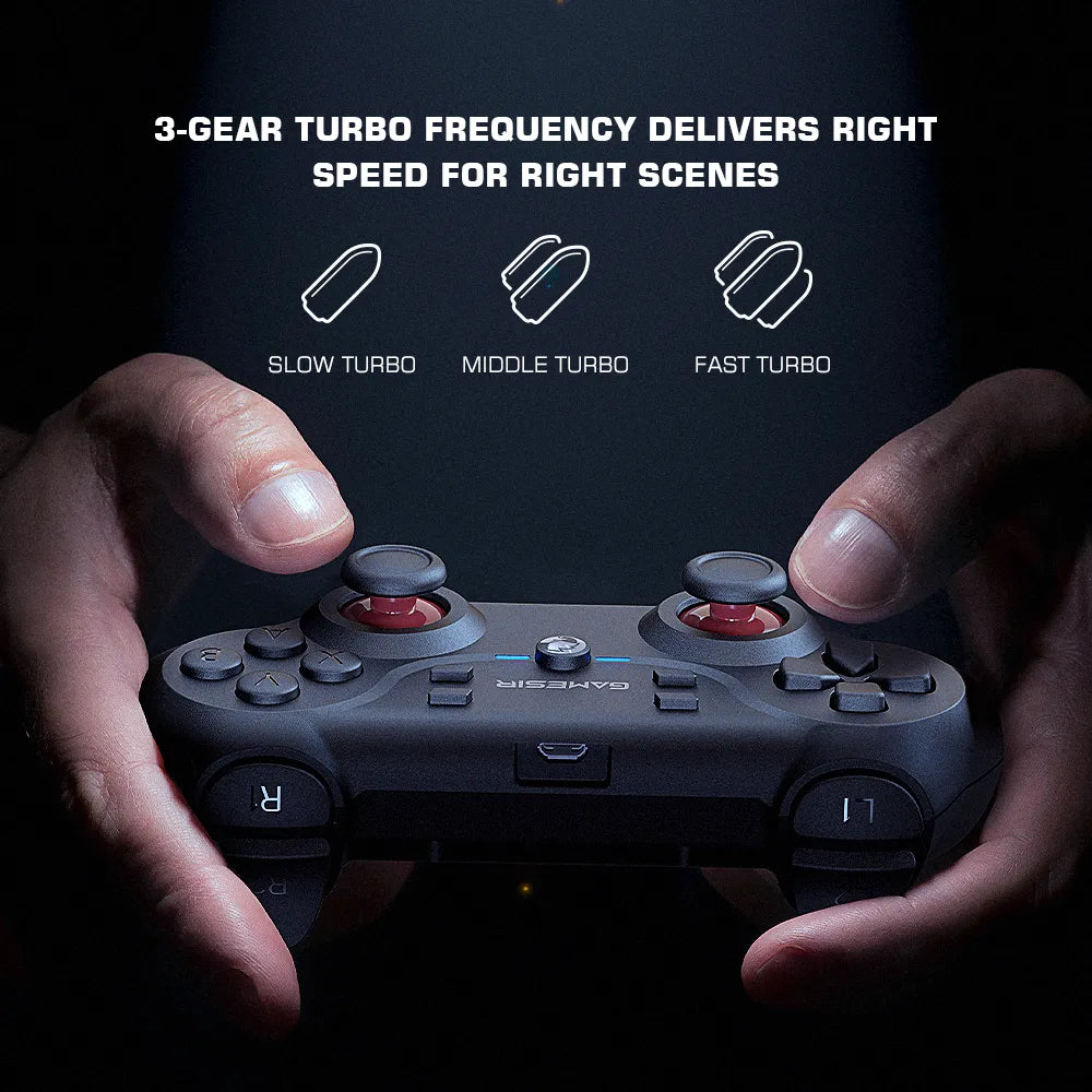 GameSir T3 Wireless Gamepad Game Controller PC Joystick for Android TV Box Desktop Computer Laptop Windows 7 10 11