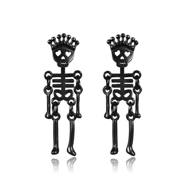 Small Black Punk Stud Earrings For Women Men Boy New Fashion Zircon Geometry Stainless Steel Jewelry Accessories Earrings