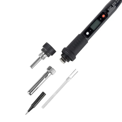 JCD Electric Soldering Iron 80W LCD Digital Display Adjustable temperature soldering iron tips 220V/110V Welding Solder Tool908S