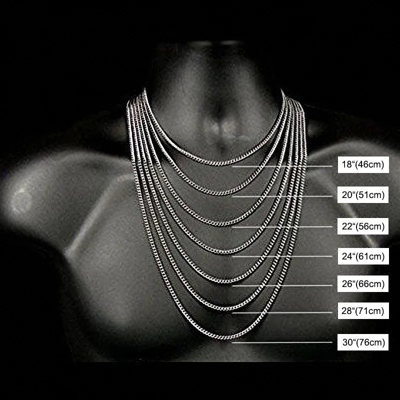 Modyle – collier rond pour hommes, chaîne à maillons cubains Miami, couleur or argent, acier inoxydable, Punk garçon, cadeaux masculins