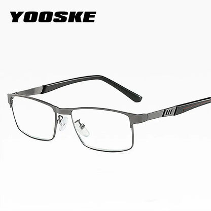 Stainless Steel Men Business Reading Glasses for Reader Mens Presbyopic optical Glasses  +1.0 1.5 2.0 2.5 3 3.5 4.0